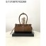 블랙프레임공장 프라다 보니 미디엄 스웨이드 핸드백 1BA426 32*15.5*12cm 브라운 