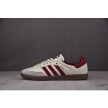 【TOP】AD Samba OG Putty Grey Maroon 泥灰红 ID1482 아디다스