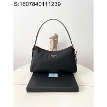 블랙프레임공장 프라다 에메 라지 가죽 숄더백 1BC228 39*23*12cm 블랙 
