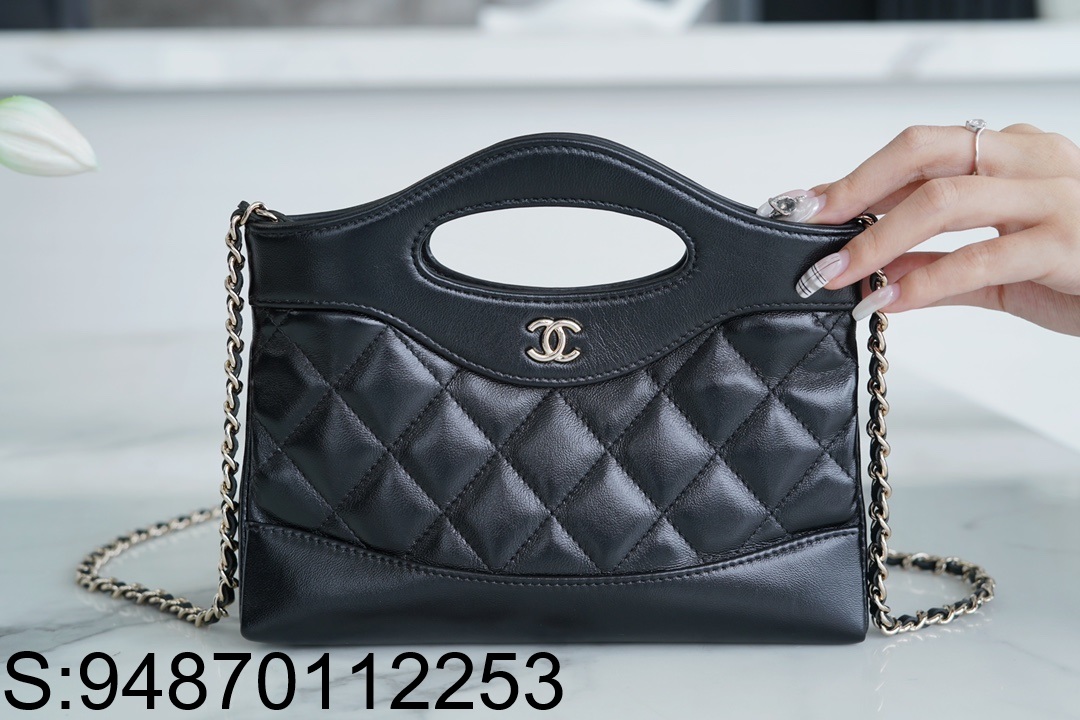 [JD] 샤넬  31 미니 쇼핑백 골드 메탈 24S 블랙 20.5*17.5*4cm