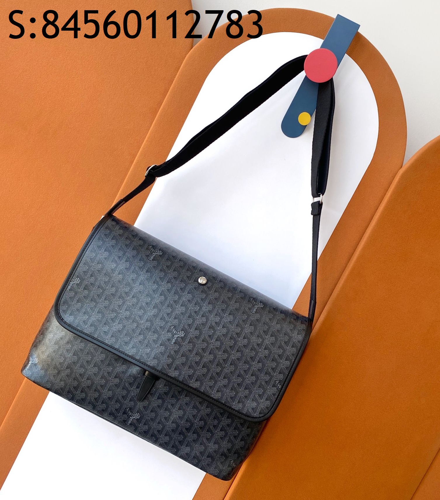 [리미티드] 고야드 카페티엔 메신저 백 블랙 39*13*26cm 
