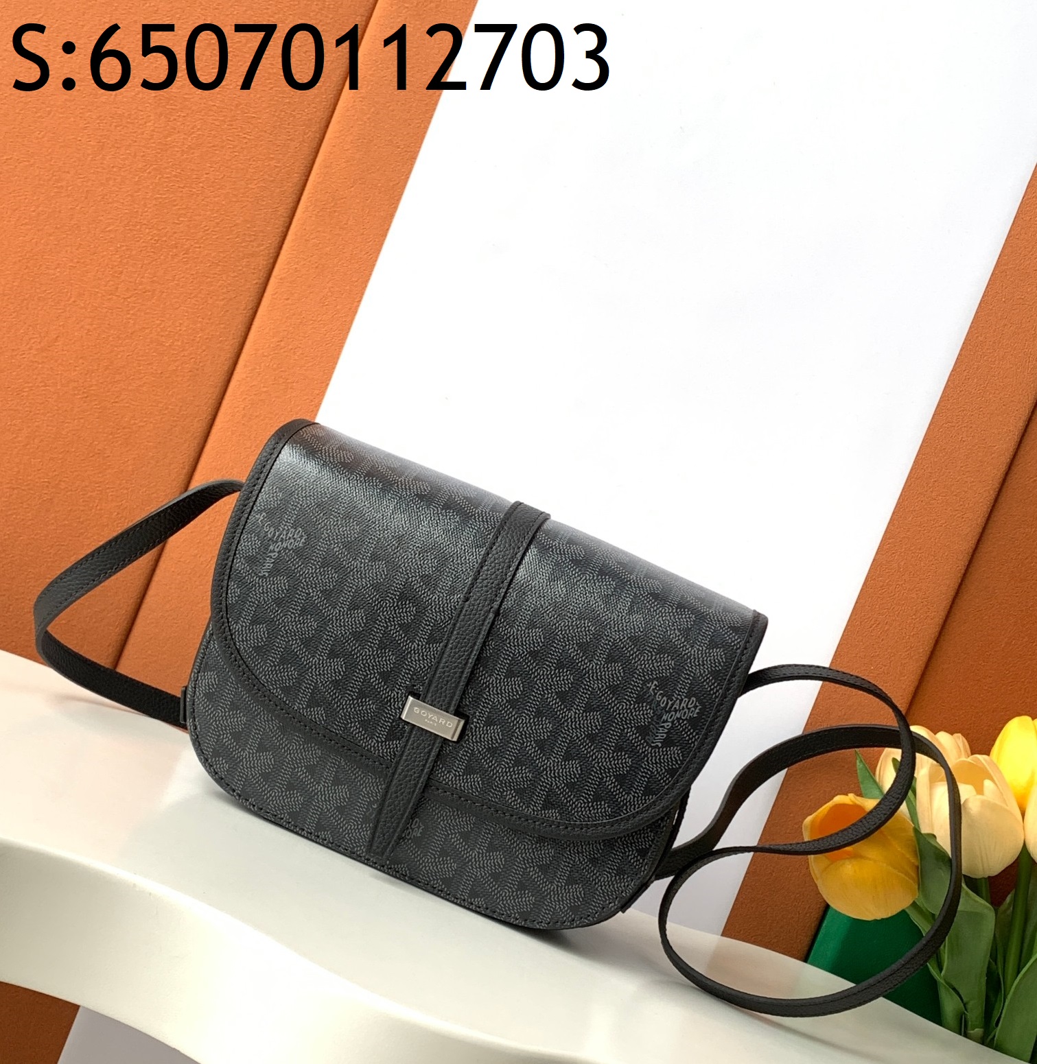 [리미티드] 고야드 벨베데르 백 블랙 16*7*22cm 