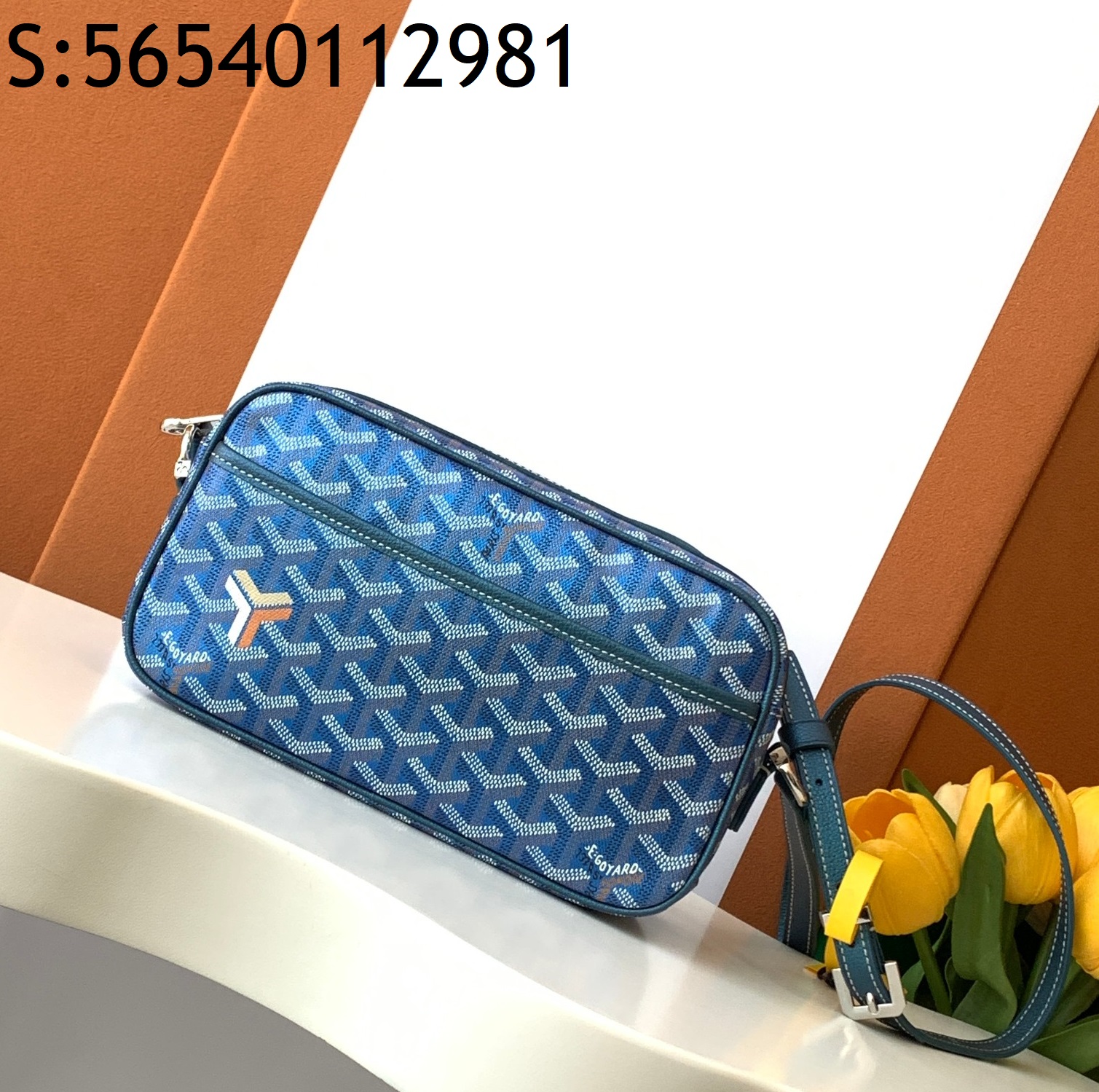 [리미티드] 고야드 캅베르백 PM 블루 23*8*14cm 