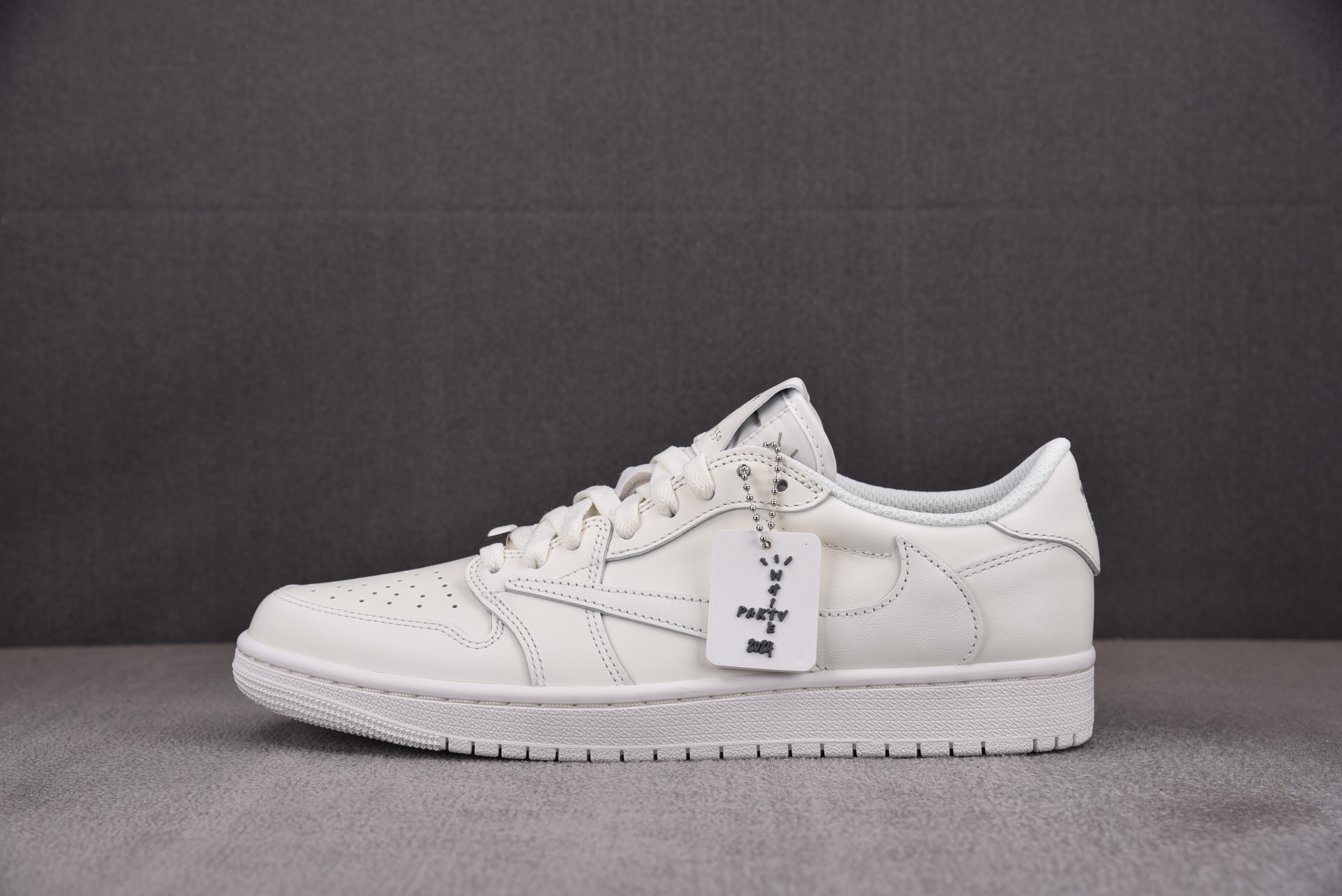 [FK]나이키 에어 조던  레트로 로우 Air Jordan 1 Retro Low OG SP Travis Scott Michael Rubin White Party 10.0 올흰 TD1228-111