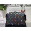 [88factory] 루이비통 X 무라카미 타카시 코스메틱 파우치 GM 멀티컬러 M13743 블랙 27*18*9cm
