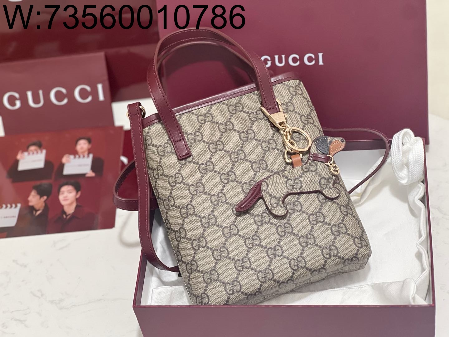 [JHL] 구찌 도그 참 GG 숄더백 831899 20*15*5cm Gucci
