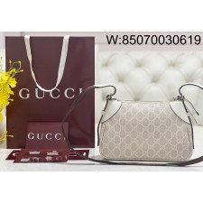 [JHL] 구찌 GG 엠블럼 숄더백 815218 24.5*16*6cm 화이트