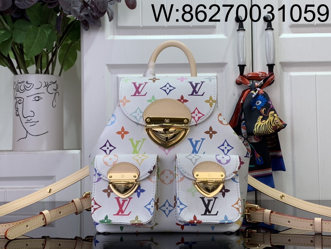 [88factory] 루이비통 LV X TM 베니스 멀티컬러 화이트 M13081 24*26*7cm 