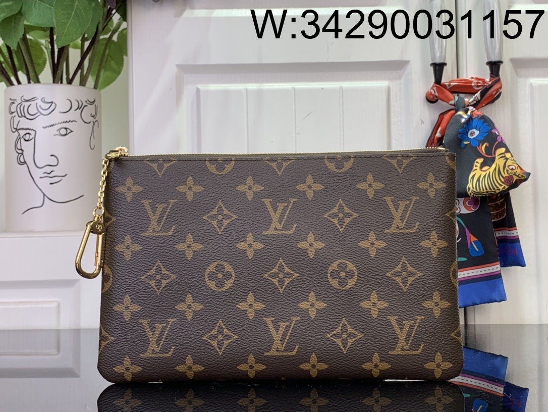 [88factory] 루이비통 키 파우치 M M13560 15.5*1*24cm 브라운 미디엄