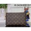[88factory] 루이비통 키 파우치 M M13560 15.5*1*24cm 브라운 미디엄