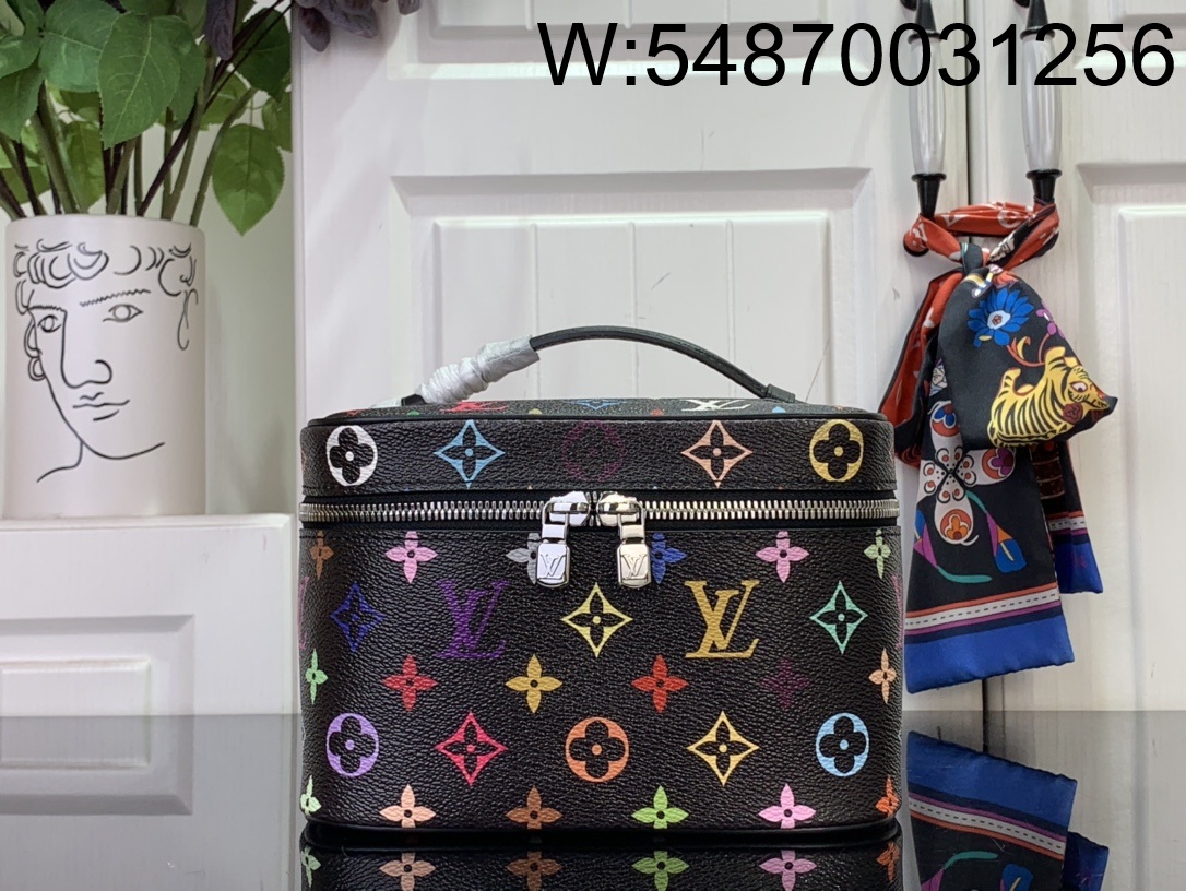 [88factory] 루이비통 LV x TM 니스 미니 M13747 블랙 20*14*13cm