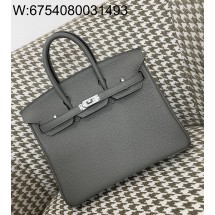 [장인의집,심안공장] 에르메스 버킨 25 그레이 은장 togo