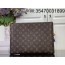 [88factory] 루이비통 키 파우치 L 33*23.5*1cm M13561 브라운