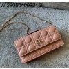 [엔젤] 디올 미스 디올 미니백 까나쥬 램스킨 S0980 21*11.5*4.5cm 다크 누드
