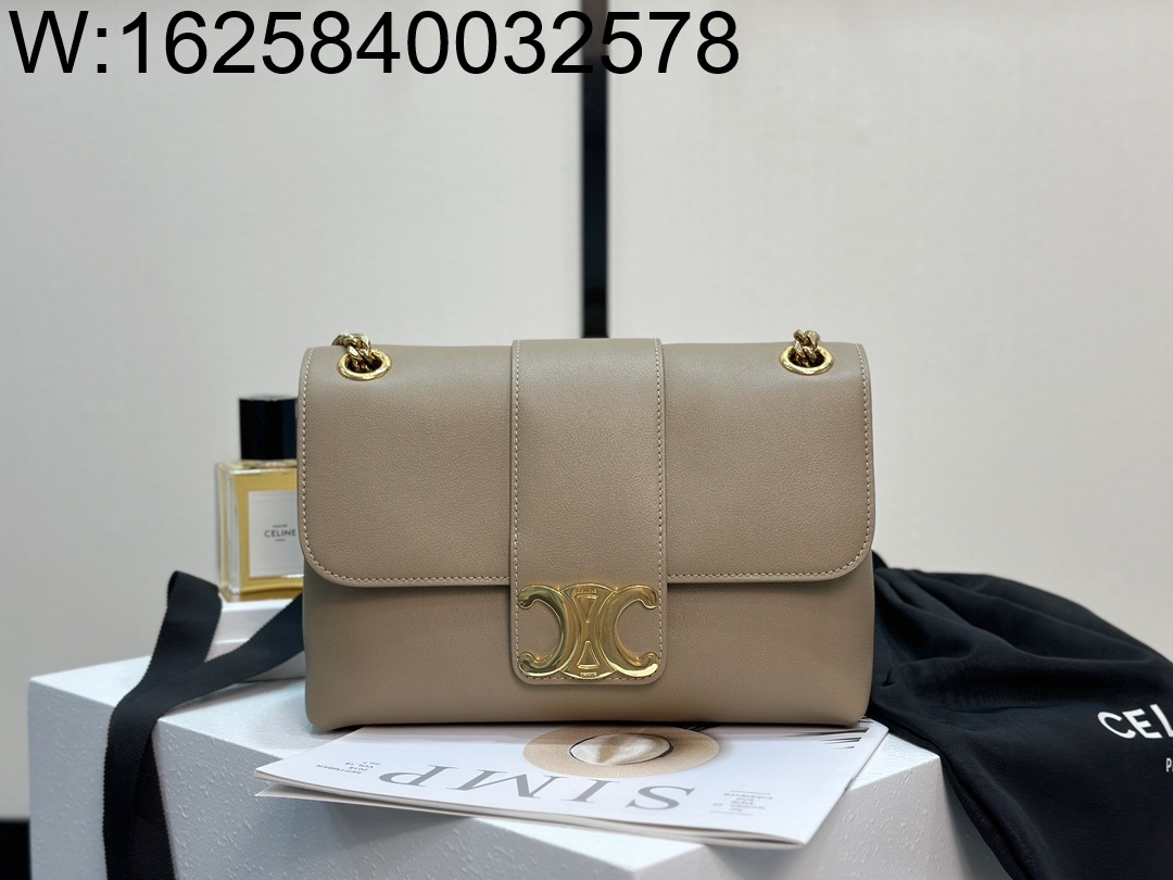 백경 셀린느 빈 빅투아르 백 25*15*8cm 115853 베이지 미디엄