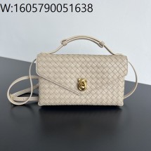 징 팩토리 보테가베네타 놋 락 817191 25*16*5.5cm 에크루 