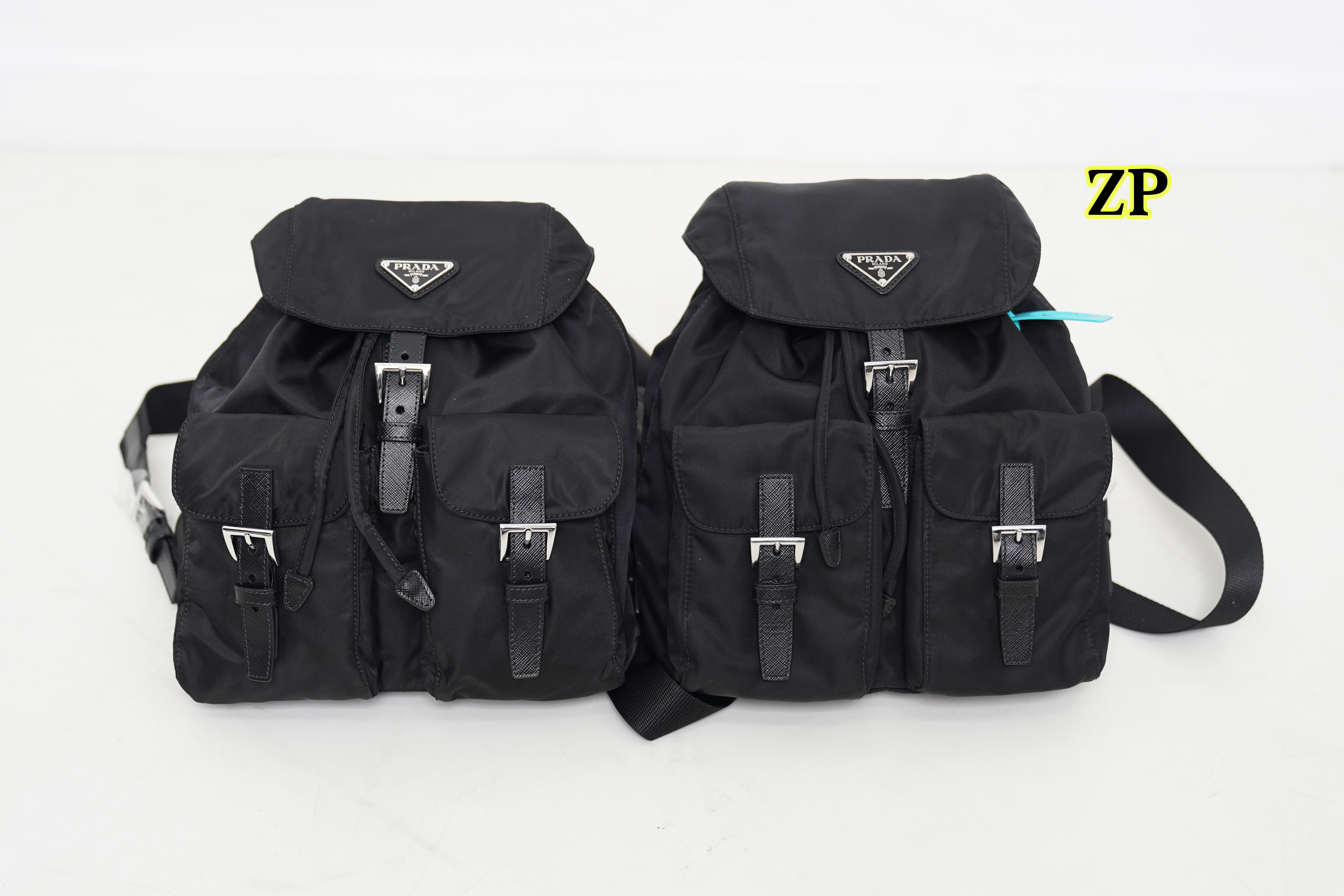 [사슬공장2] 프라다 리나일론 백팩 블랙 1BZ677 12*23.5*28cm 재