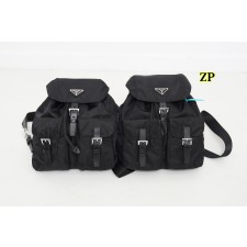 [사슬공장2] 프라다 리나일론 백팩 블랙 1BZ677 12*23.5*28cm 재