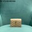 Pomegrante 생로랑 그랑 드 뿌드르 엠보스드 가죽 소재의 CASSANDRE SAINT LAURENT MATELASSÉ 카드 케이스 530841 11*3*8.5cm 베이지