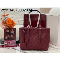 [JHL] 구찌 GG 엠블럼 미디엄 토트백 레드 847456 25*20*10cm