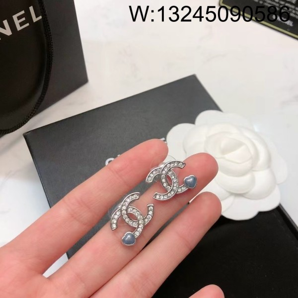 AGG 샤넬 CC로고 블루 하트 ...
