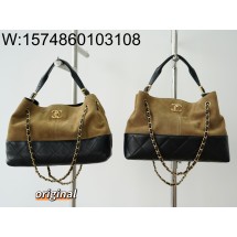 [LP공장] 샤넬 25A 버킷백 체인 골드 메탈 이음 카키 36*24*12cm 스몰