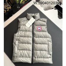V공장 캐나다구스 패딩 조끼 연그린