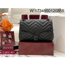 [JHL] 구찌 GG 마몽 미디엄 숄더백 블랙 850676 31*17*8cm