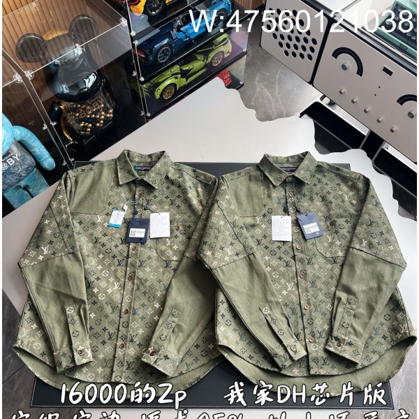 V공장 루이비통 모노그램 워크웨어 오버셔츠 1AJC46