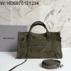 [dxg] 발렌시아가 르 시티 백 라지 카키 38*24*14cm 스웨이드