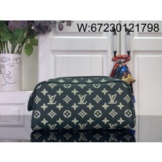 [88factory] 루이비통 돕 키트 흑녹색 M27180 28*15*16.5cm