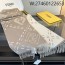 AGG 펜디 자카드 리버시블 울 머플러 스카프 다크 베이지 면양털 100% FXT462AYKUF0QD3