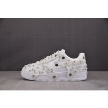 【CY】나이키 에어 포스 1 로우 스왈로브스키 Retroreflective 크리스탈 화이트 (Women's) 화이트 CV7668-100