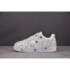 【CY】나이키 에어 포스 1 로우 스왈로브스키 Retroreflective 크리스탈 화이트 (Women's) 화이트 CV7668-100