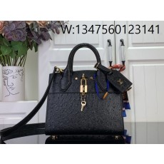 [88factory] 루이비통 LV 시티 스티머 미니백 M85454 21*20*11cm 블랙 타조무늬