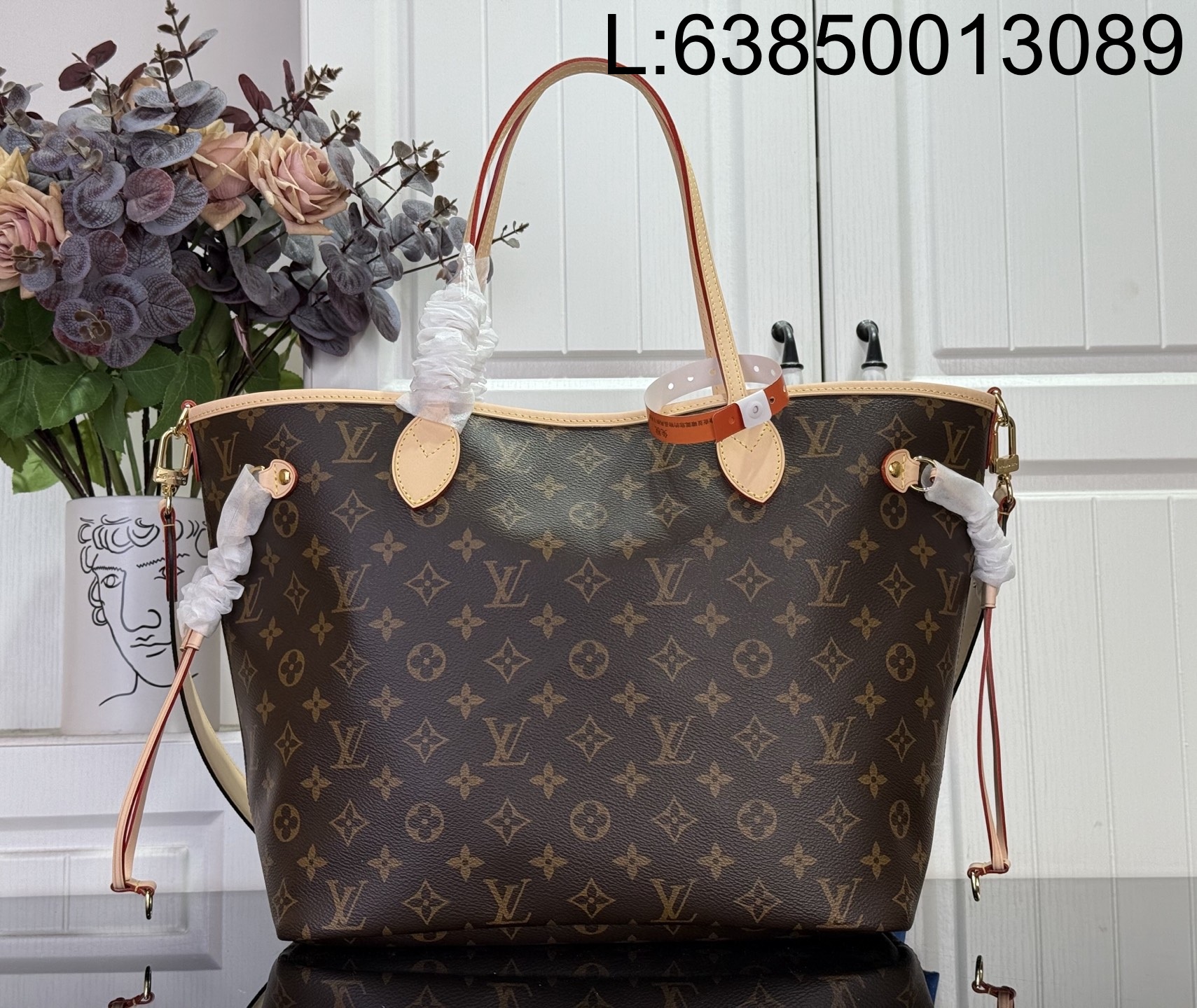 [88factory] 루이비통 네버풀 인사이드 아웃 MM M28407 28*14*31cm 브라운