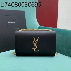 Pomegrante 생로랑 그랑 드 뿌드르 가죽 KATE 스몰 백 20*5*12.5cm 금장 블랙 469390
