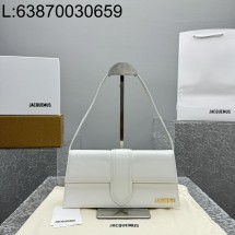 [카타공장, kata공장] 자크뮈스 르 밤비노 롱 플랩백 화이트 28*13.5*6cm 금장