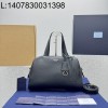 [카타공장, kata공장] 프라다 소프트 Lux 볼링백 숄더백 블랙 33*22*14cm