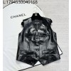 [타지아공장(tj공장) -여성전용] 샤넬 양가죽 민소매 조끼 블랙