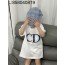 [AC아동복] 디올 큐빅 블루 CD 반팔티 화이트
