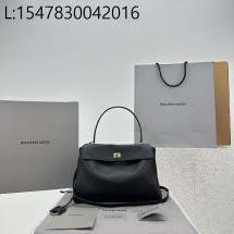 [카타공장, kata공장] 발렌시아가 로데오 미디엄 핸드백 빈티지 골드 장식 35*23*11cm 블랙