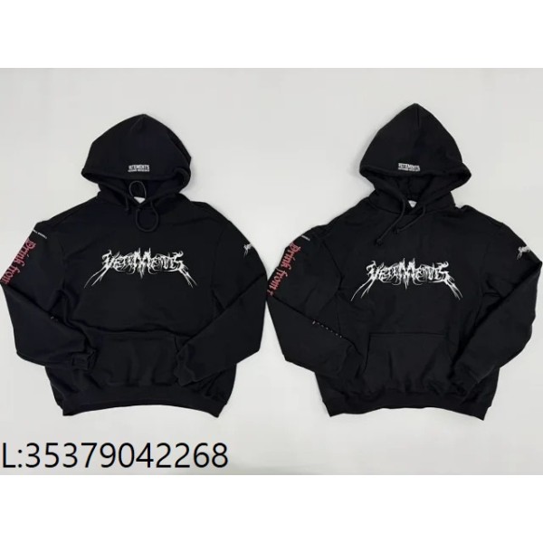 [사탄 셀러] 베트멍 VETEMENTS 2017 Fucking Darkness Hoodie 후드티 블랙 웨이디안 주소