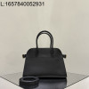 [켄달공장] 더 로우 마고 10 레더 백 블랙 골드 25.5*18*19cm