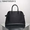 [켄달공장] 더 로우 마고 15 레더 백 블랙 실버 38*28*23cm
