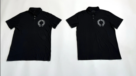 [꼬부기셀러] Chrome Hearts 크롬하츠 블랙 마제스틱로고 3D 코튼 폴로 26SS