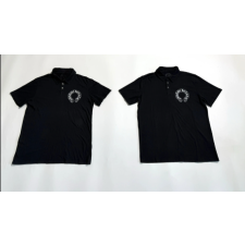 [꼬부기셀러] Chrome Hearts 크롬하츠 블랙 마제스틱로고 3D 코튼 폴로 26SS
