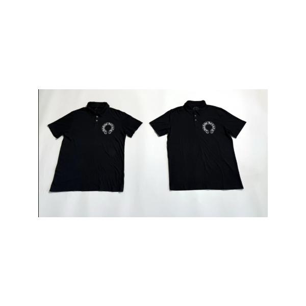 [꼬부기셀러] Chrome Hearts 크롬하츠 블랙 마제스틱로고 3D 코튼 폴로 26SS