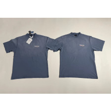 [꼬부기셀러] Balenciaga 발렌시아가 25SS 스모키 블루 가먼트다잉 반팔티