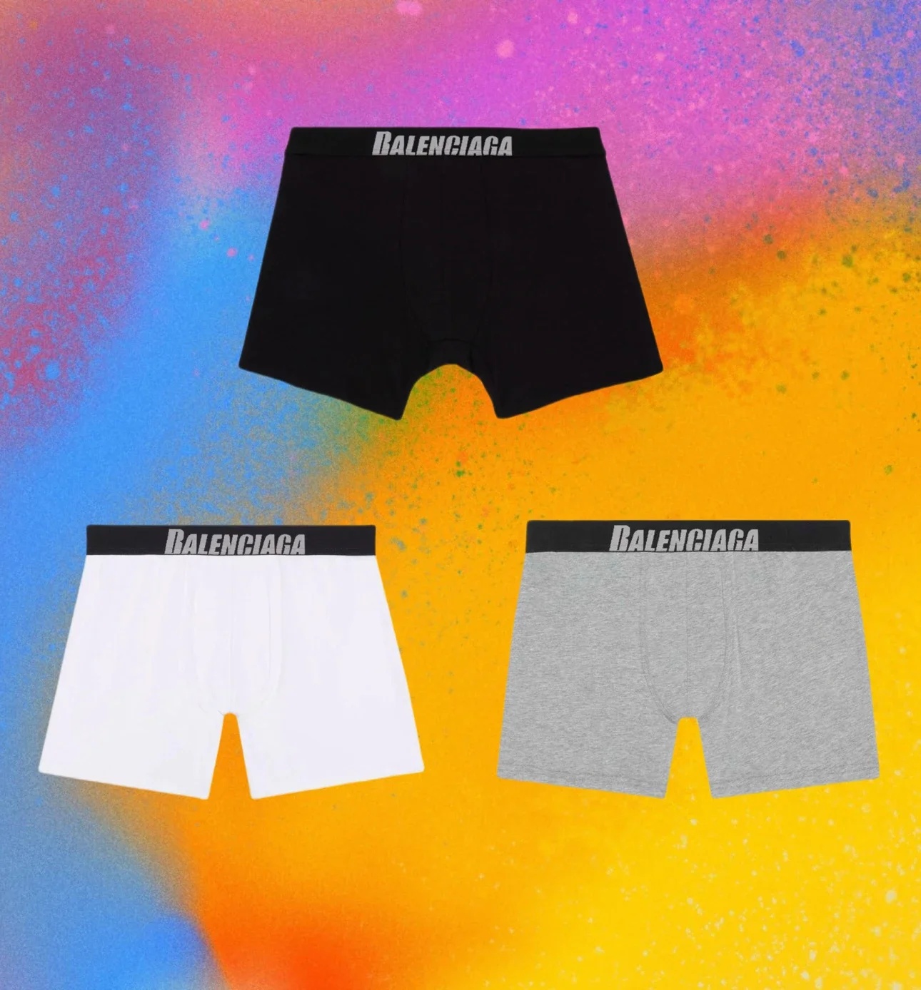 [꼬부기셀러] Balenciaga 발렌시아가 순면 레터링 남성 드로즈